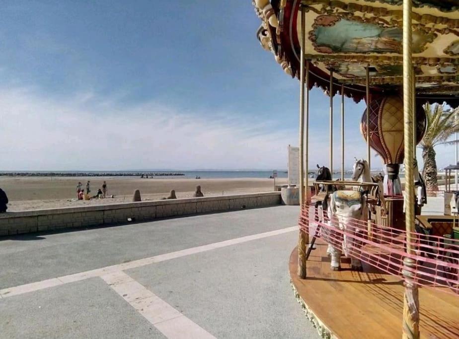 100 M De La Plage - Les Cigales De Mer - Studio Cabine - Parking Le Grau-du-Roi Kültér fotó